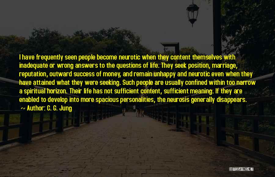 Spiritual Inadequate Quotes By C. G. Jung