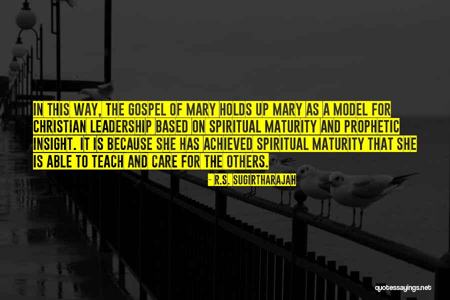 Spiritual Insight Quotes By R.S. Sugirtharajah Spiritual Insight Quotes By R.S. Sugirtharajah