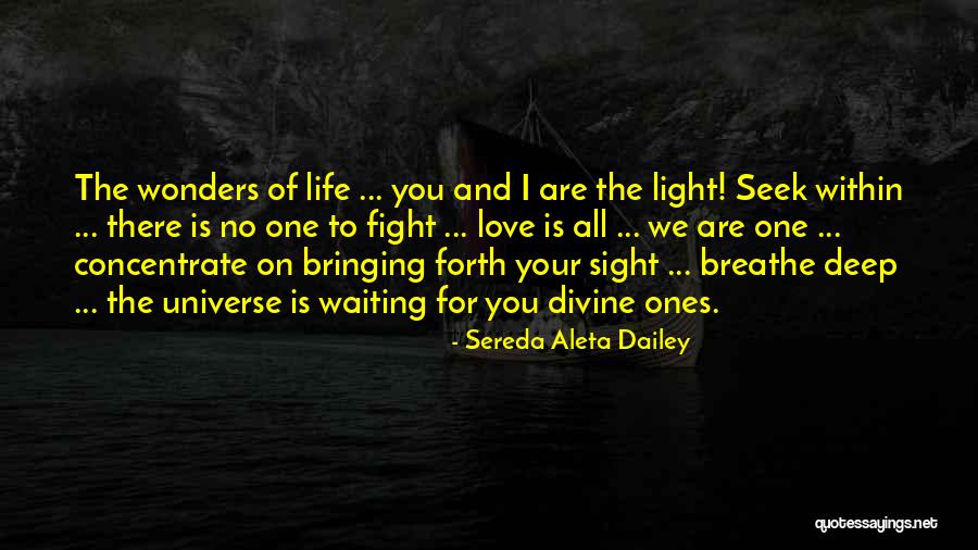 Spiritual Insight Quotes By Sereda Aleta Dailey