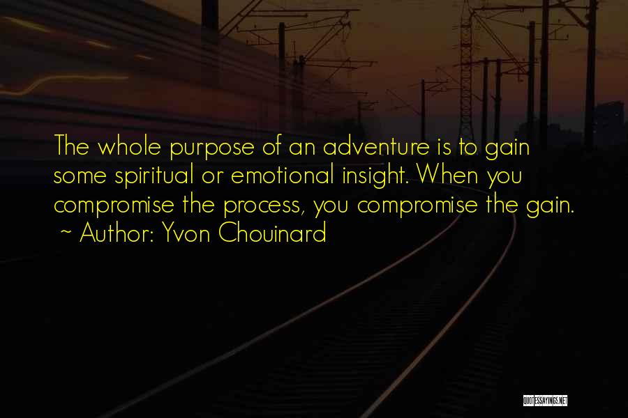 Spiritual Insight Quotes By Yvon Chouinard
