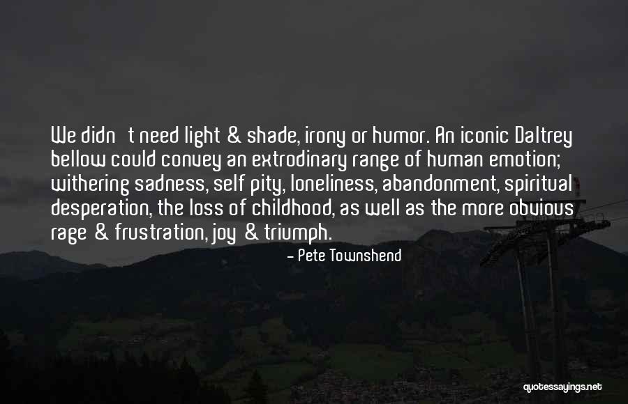 Spiritual Joy Quotes By Pete Townshend Spiritual Joy Quotes By Pete Townshend