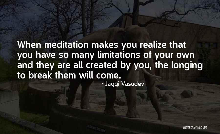 Spiritual Limitations Quotes By Jaggi Vasudev Spiritual Limitations Quotes By Jaggi Vasudev