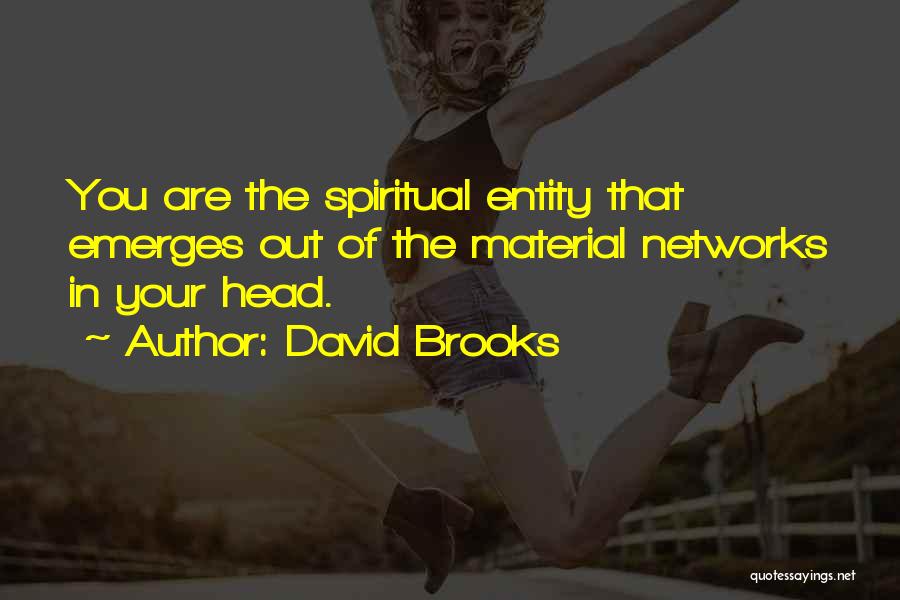 Spiritual Networks Quotes By David Brooks