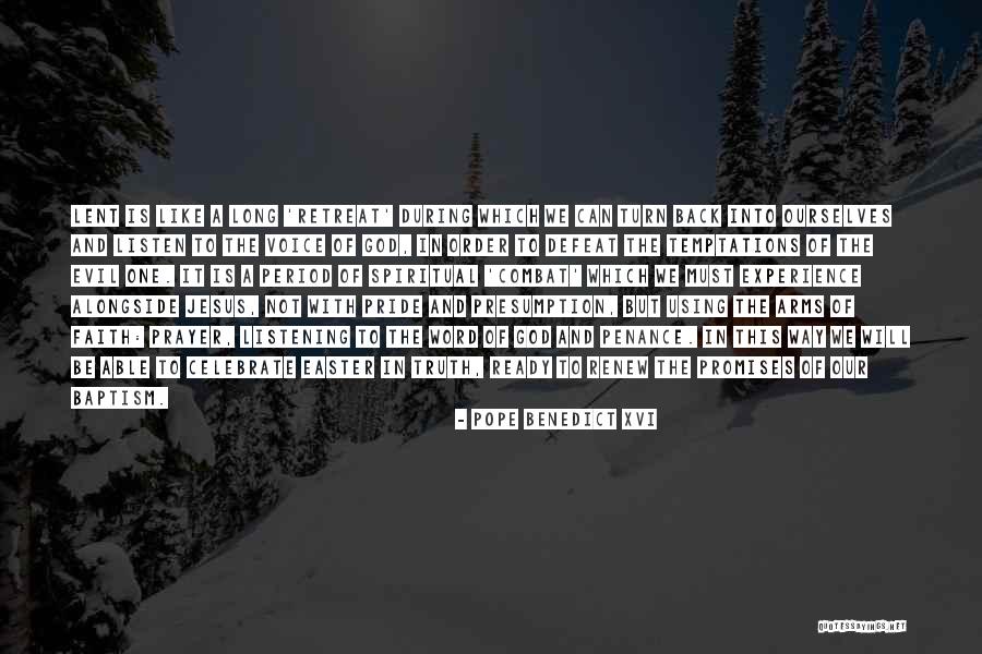 Spiritual Pride Quotes By Pope Benedict XVI Spiritual Pride Quotes By Pope Benedict XVI