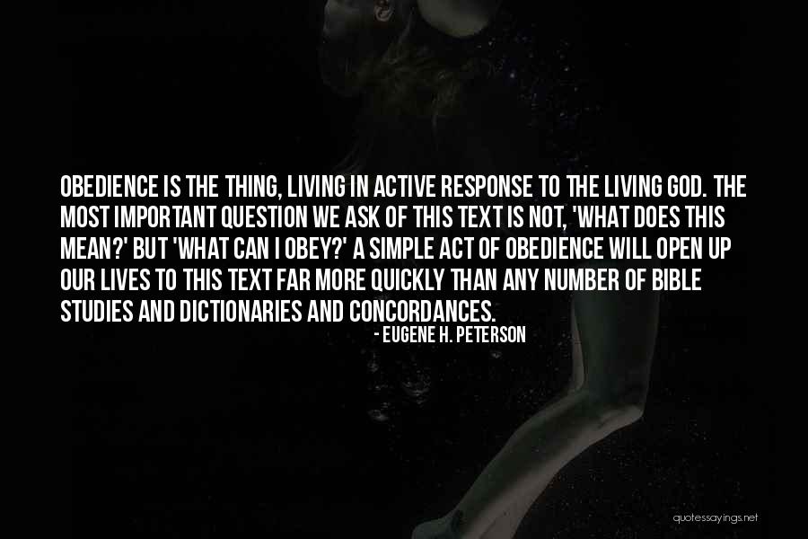 Spiritual Prophetic Quotes By Eugene H. Peterson