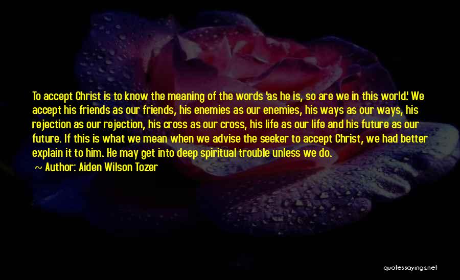 Spiritual Seeker Quotes By Aiden Wilson Tozer