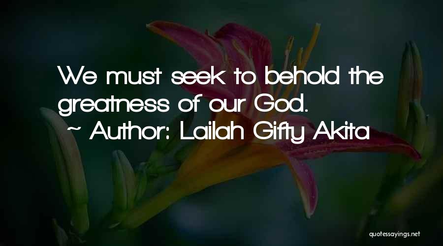 Spiritual Seeker Quotes By Lailah Gifty Akita