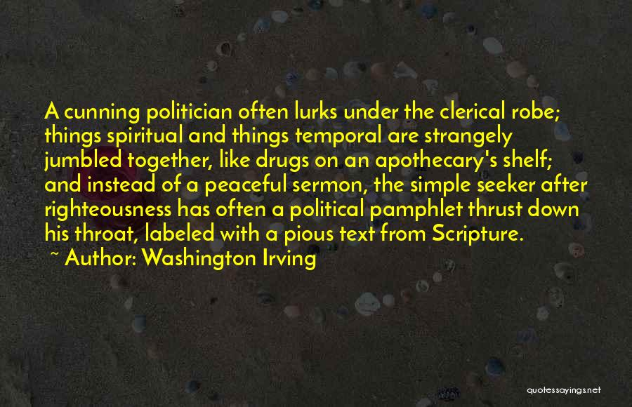 Spiritual Seeker Quotes By Washington Irving