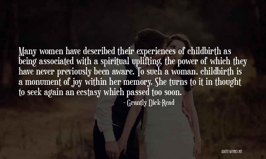 Spiritual Woman Quotes By Grantly Dick-Read Spiritual Woman Quotes By Grantly Dick-Read