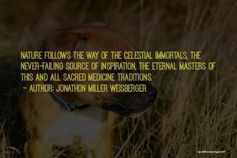 Spirituality And Nature Quotes By Jonathon Miller Weisberger