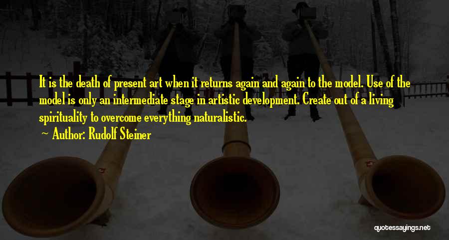 Spirituality In Art Quotes By Rudolf Steiner