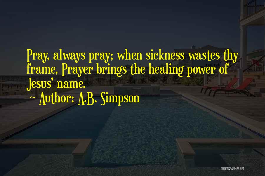 Spirituality In Nursing Quotes By A.B. Simpson