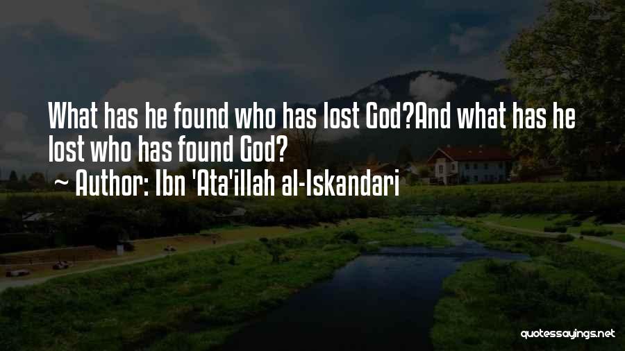 Spirituality Islam Quotes By Ibn 'Ata'illah Al-Iskandari