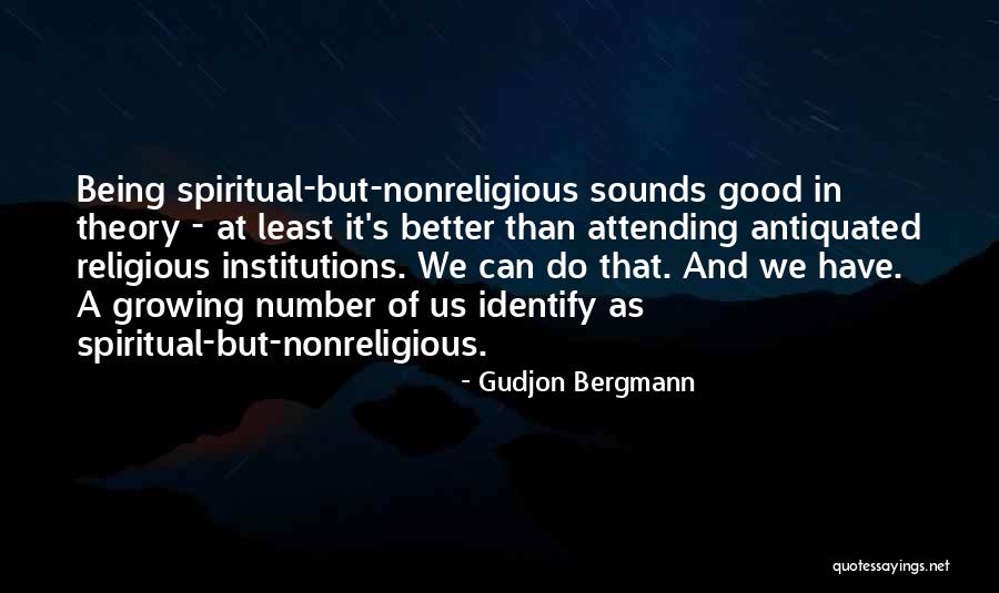 Spirituality Quotes By Gudjon Bergmann