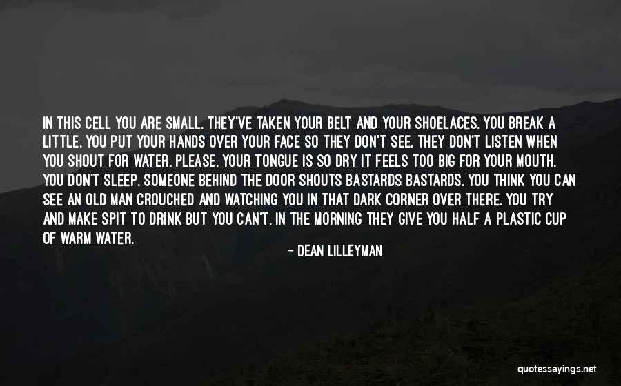 Spit In Your Face Quotes By Dean Lilleyman