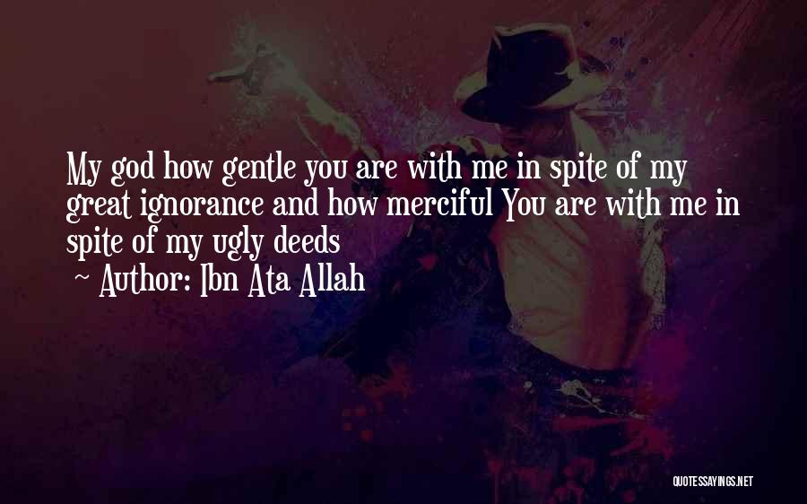 Spite Me Quotes By Ibn Ata Allah