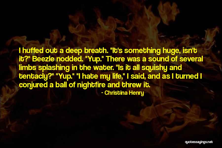 Splashing Water Quotes By Christina Henry