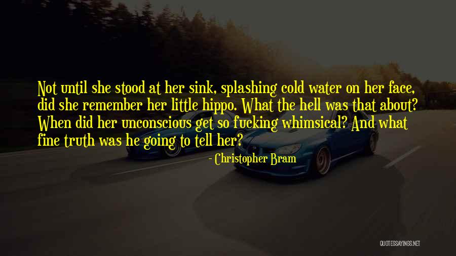 Splashing Water Quotes By Christopher Bram