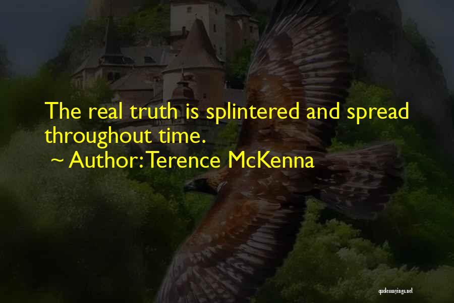 Splintered Quotes By Terence McKenna