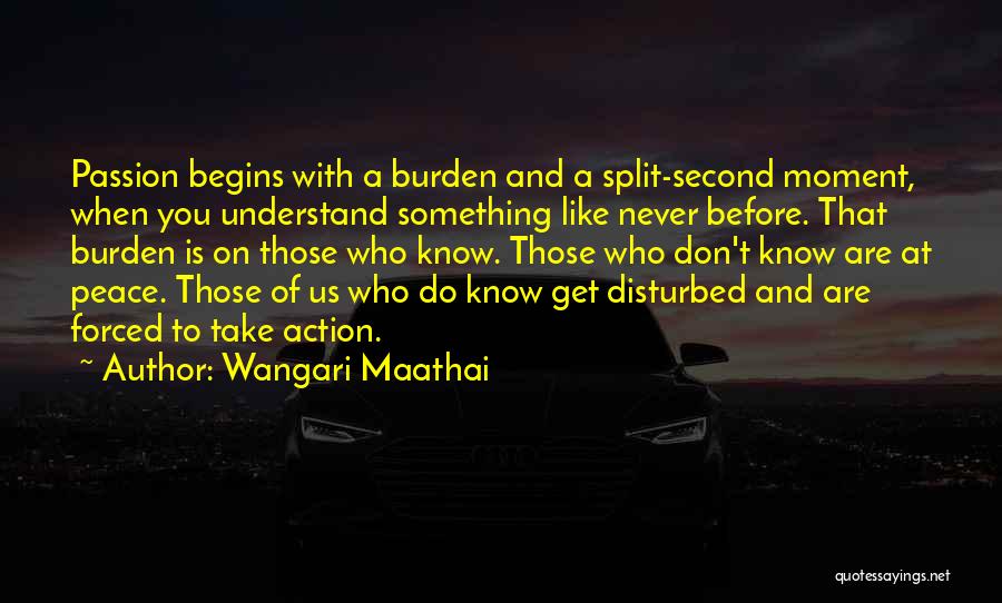 Splits Quotes By Wangari Maathai