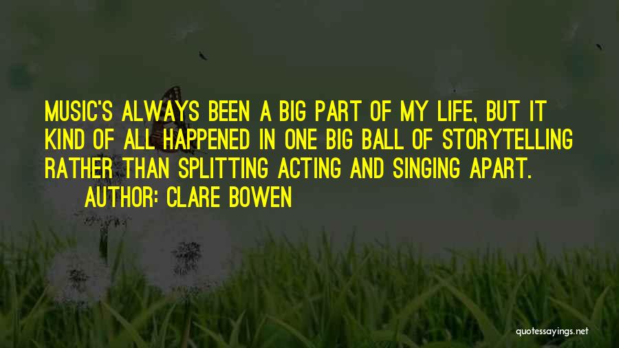 Splitting Apart Quotes By Clare Bowen