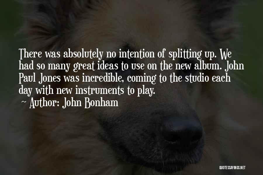Splitting Quotes By John Bonham