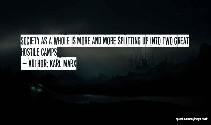 Splitting Quotes By Karl Marx