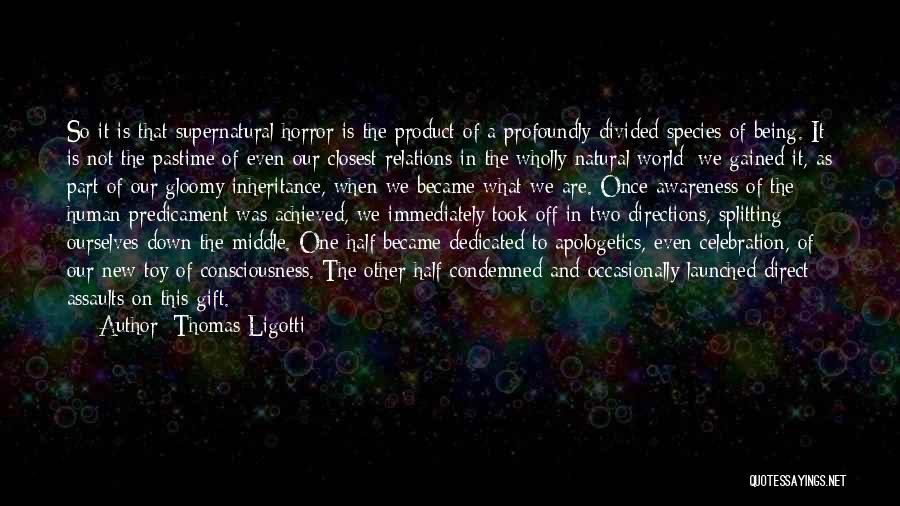 Splitting Quotes By Thomas Ligotti