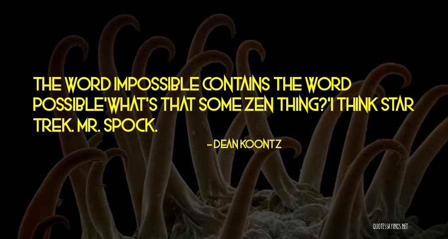 Spock Quotes By Dean Koontz