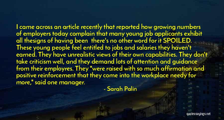 Spoiled People Quotes By Sarah Palin Spoiled People Quotes By Sarah Palin