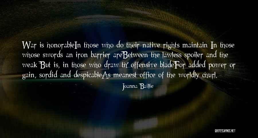 Spoiler Quotes By Joanna Baillie Spoiler Quotes By Joanna Baillie