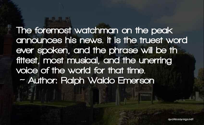 Spoken Word Quotes By Ralph Waldo Emerson