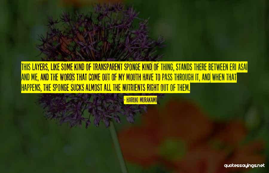 Sponge It Quotes By Haruki Murakami Sponge It Quotes By Haruki Murakami