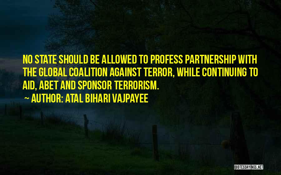 Sponsor Quotes By Atal Bihari Vajpayee