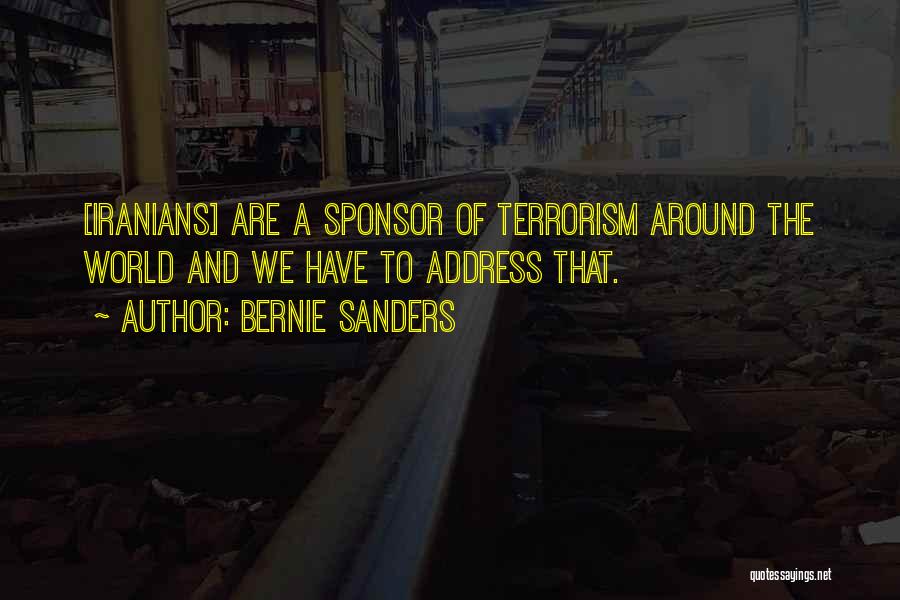 Sponsor Quotes By Bernie Sanders