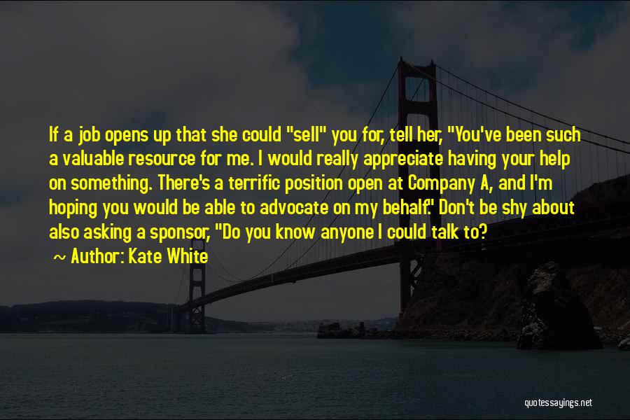 Sponsor Quotes By Kate White