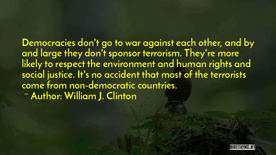 Sponsor Quotes By William J. Clinton