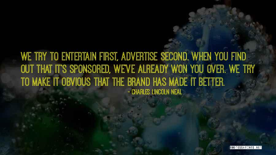 Sponsored Quotes By Charles Lincoln Neal Sponsored Quotes By Charles Lincoln Neal