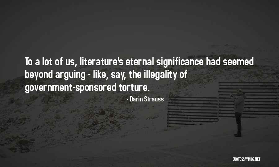 Sponsored Quotes By Darin Strauss Sponsored Quotes By Darin Strauss