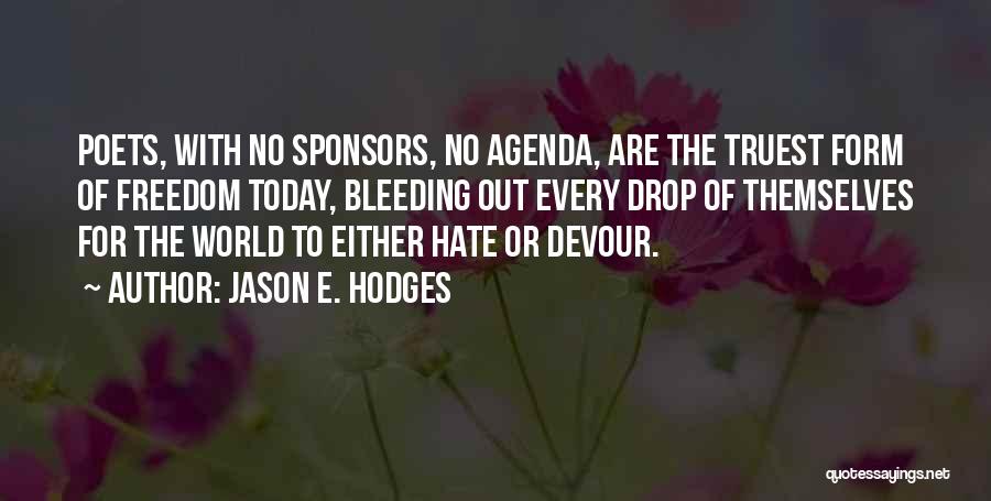 Sponsors Quotes By Jason E. Hodges