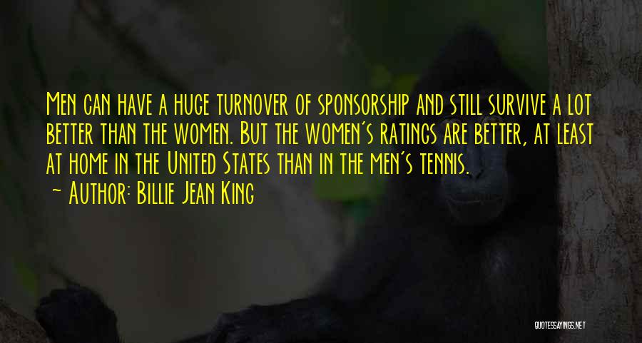 Sponsorship Quotes By Billie Jean King