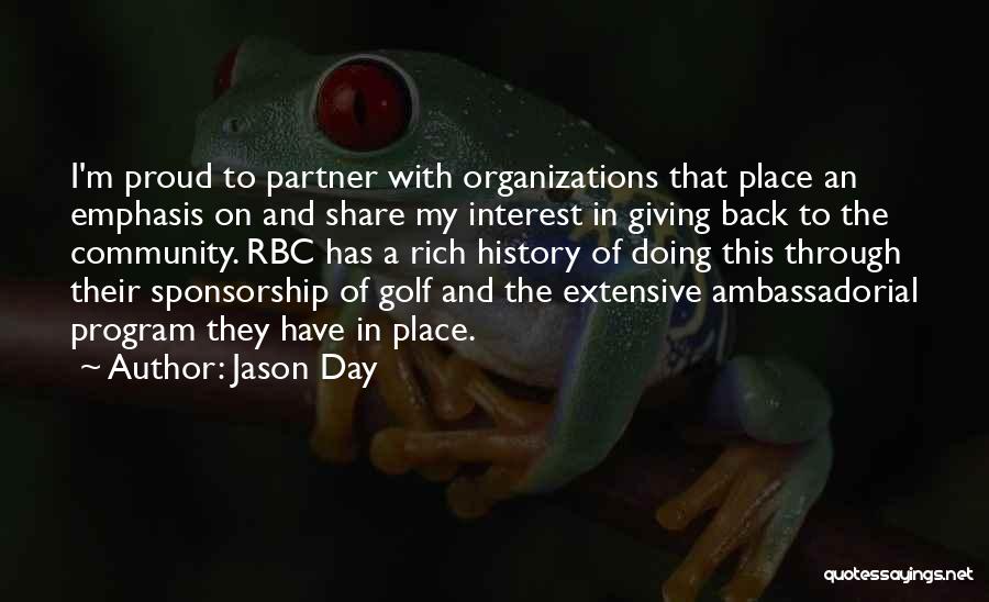 Sponsorship Quotes By Jason Day