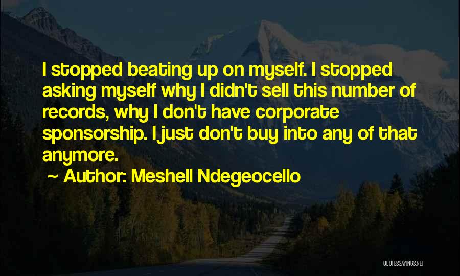 Sponsorship Quotes By Meshell Ndegeocello