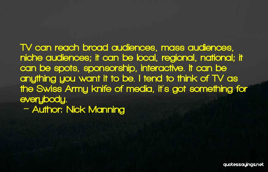 Sponsorship Quotes By Nick Manning