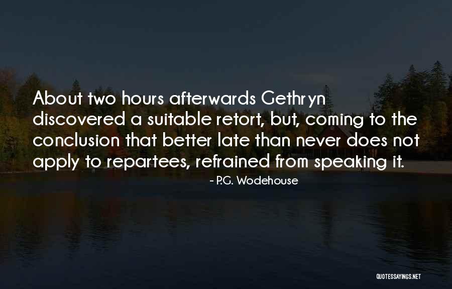 Spoof Movie Quotes By P.G. Wodehouse Spoof Movie Quotes By P.G. Wodehouse