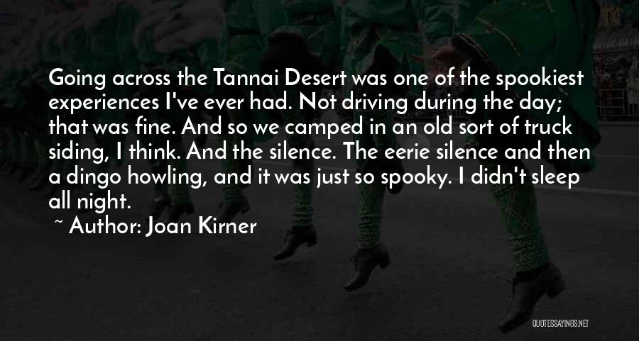 Spooky Night Quotes By Joan Kirner