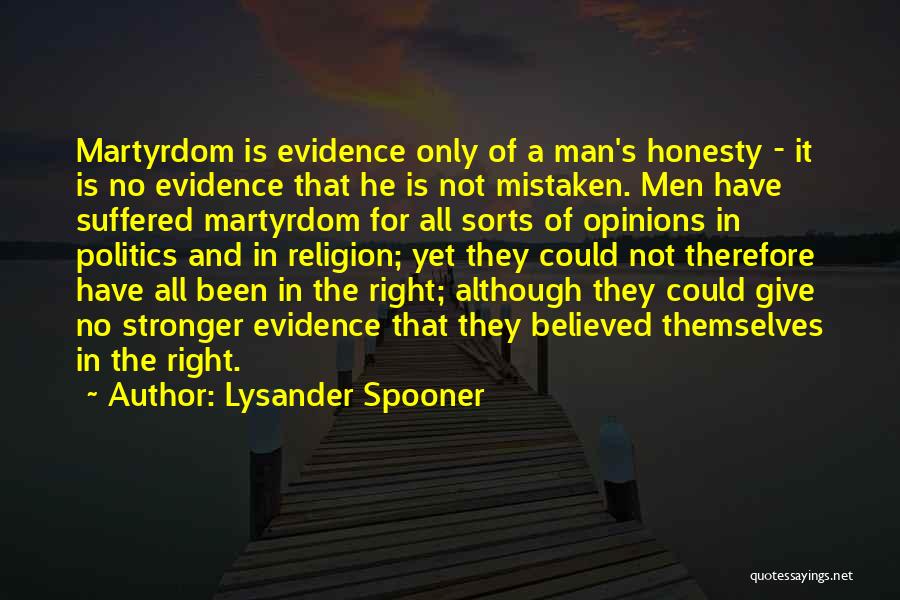 Spooner Quotes By Lysander Spooner