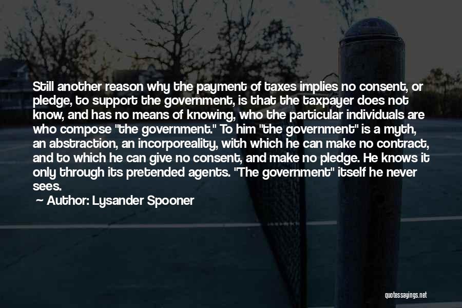 Spooner Quotes By Lysander Spooner