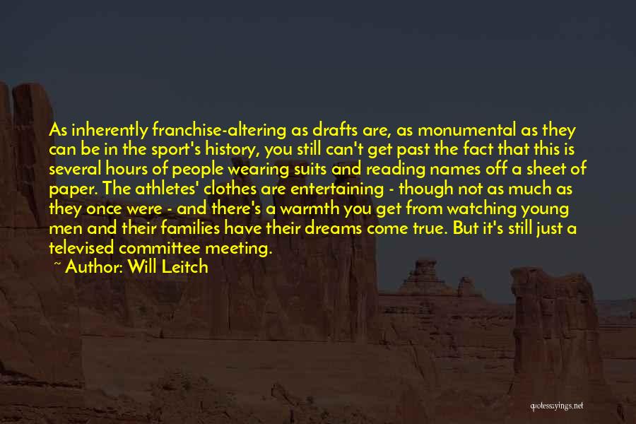 Sport Dreams Quotes By Will Leitch