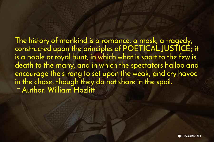 Sport Spectators Quotes By William Hazlitt